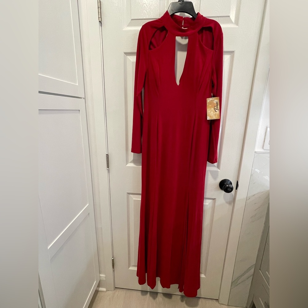 Trixxi Girl Red Dress Size XL Maxi Evening Dress